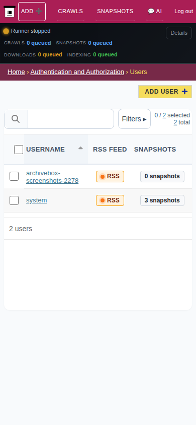 Users — mobile