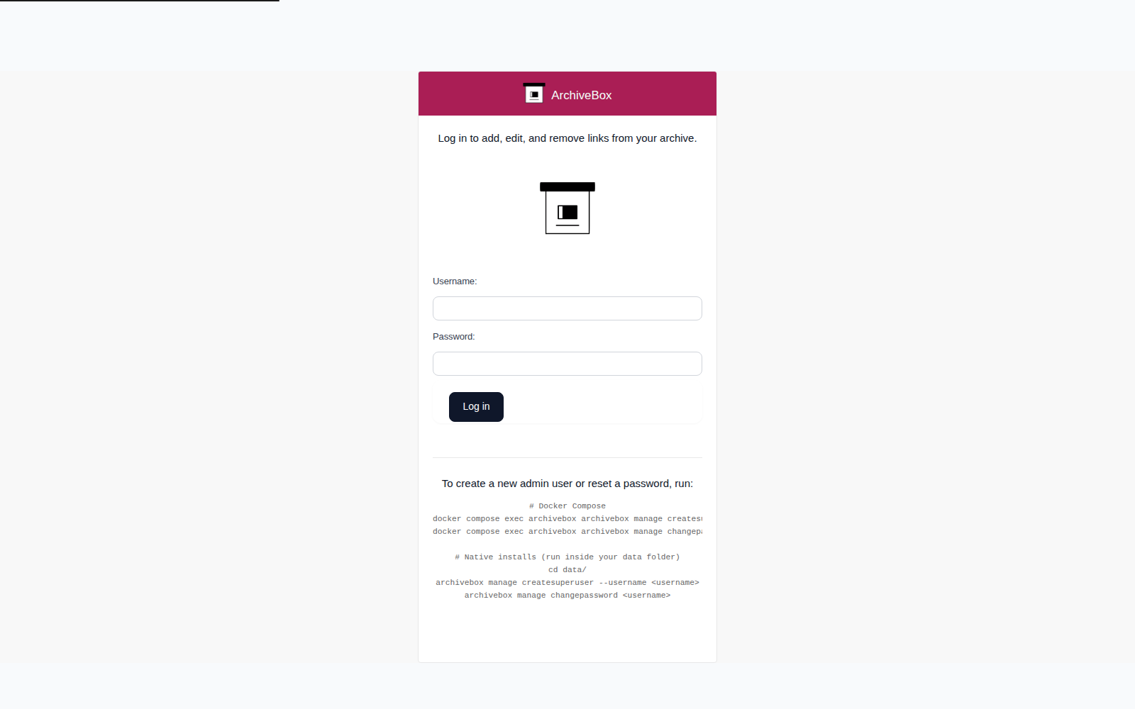 Login — desktop