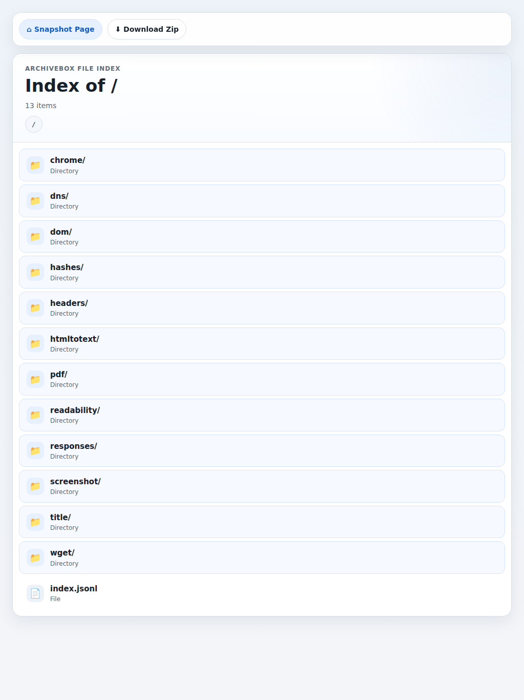 Snapshot files — tablet