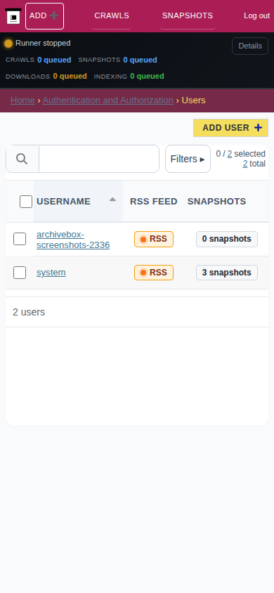Users — mobile