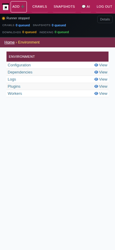 Environment — mobile