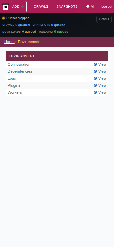 Environment — mobile