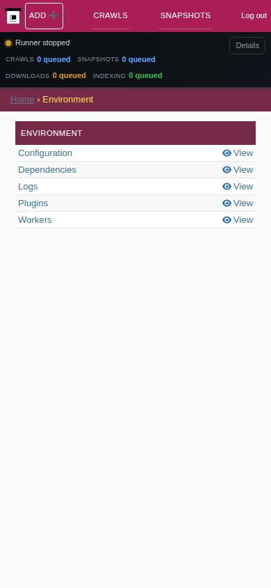 Environment — mobile