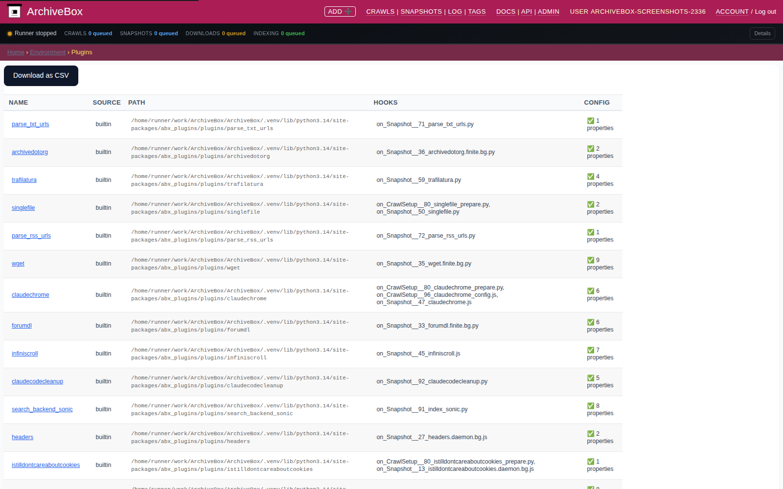 Plugins — desktop