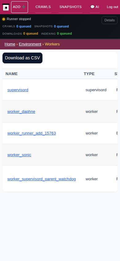 Workers — mobile