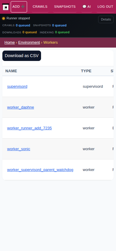 Workers — mobile