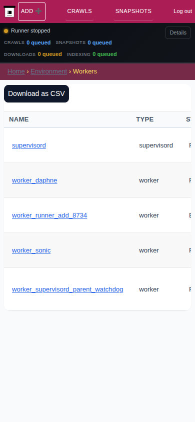 Workers — mobile