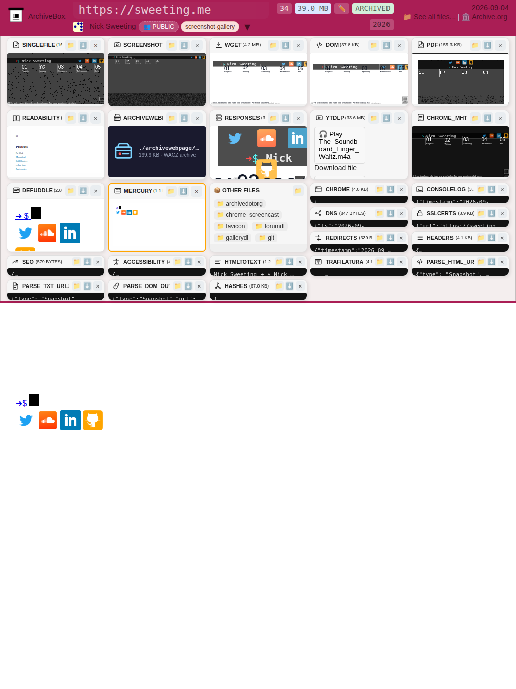 Snapshot View (mercury) — tablet