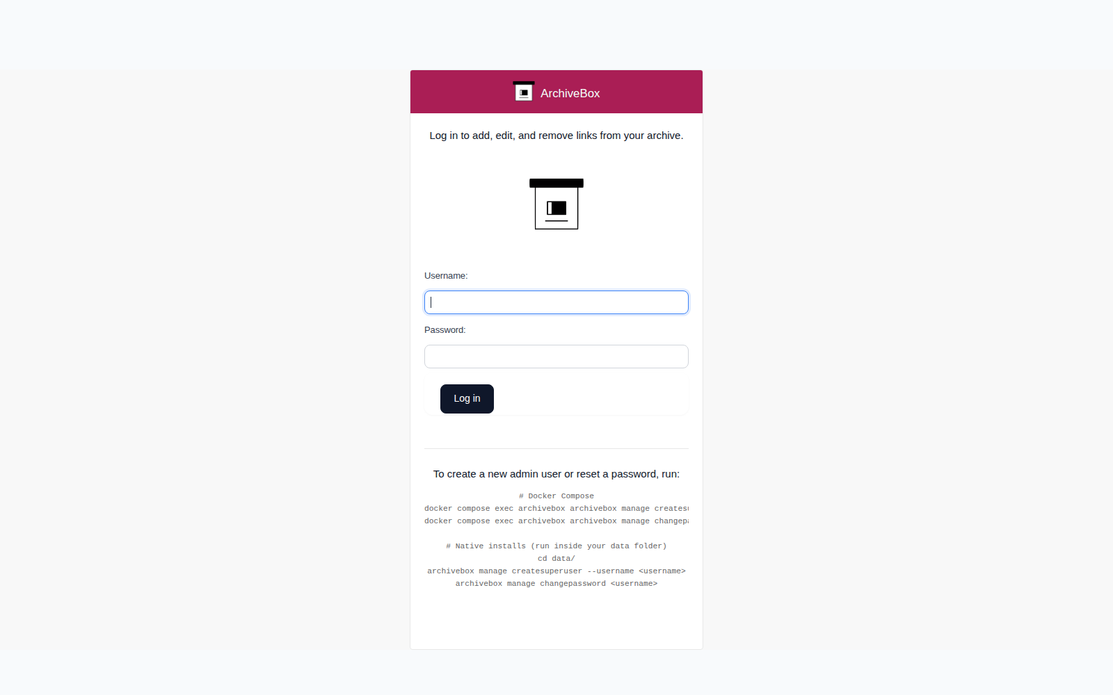 Login — desktop