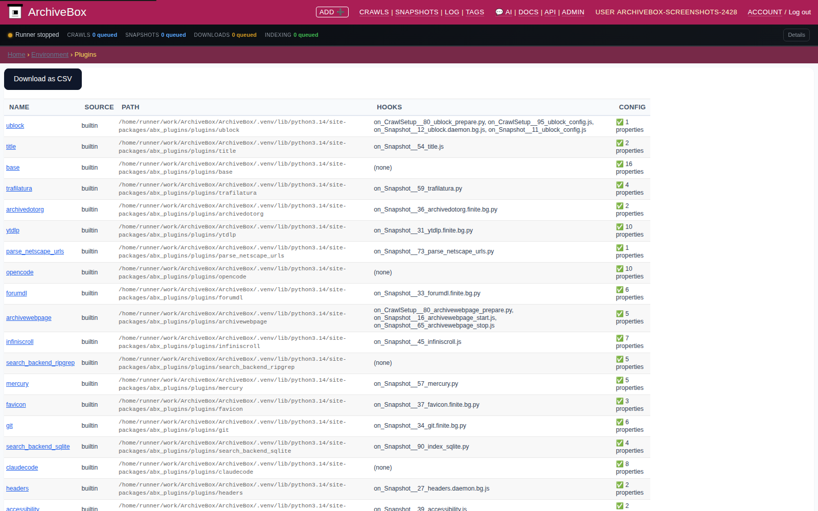 Plugins — desktop