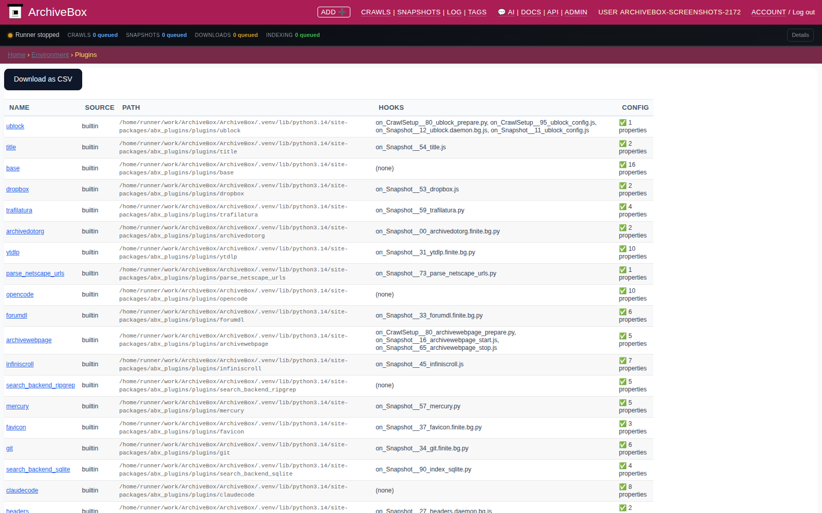 Plugins — desktop
