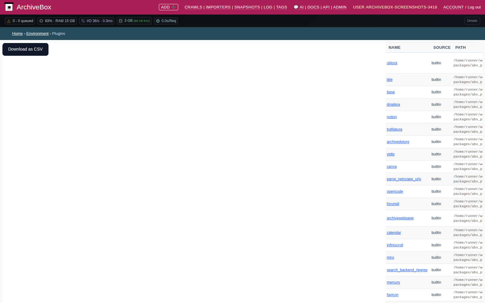 Plugins — desktop