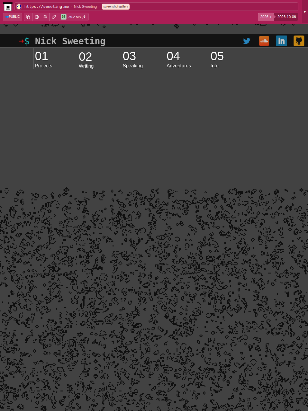 Snapshot View (archivewebpage) — tablet