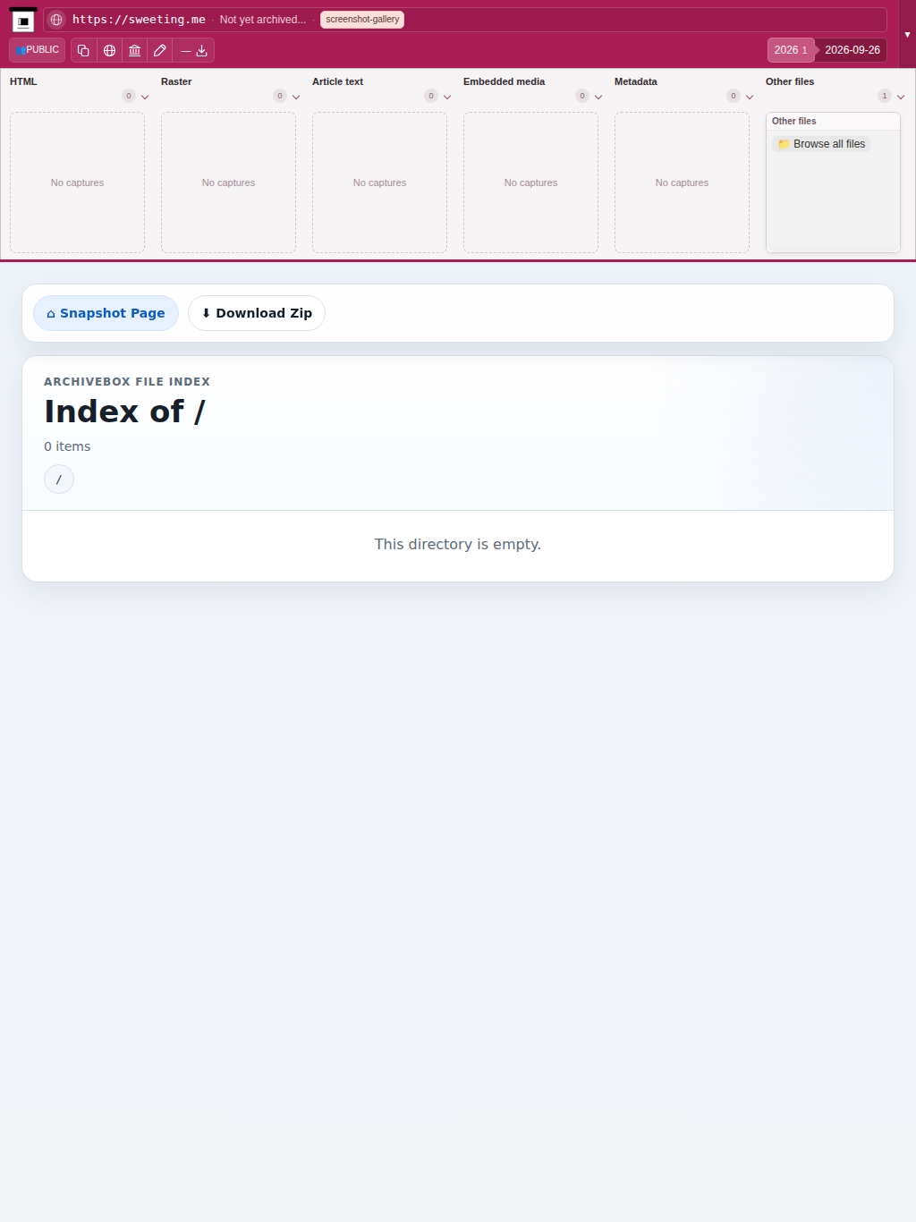 Snapshot View (capture in progress) — tablet