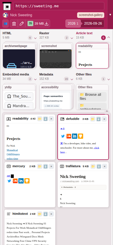 Snapshot View (defuddle) — mobile
