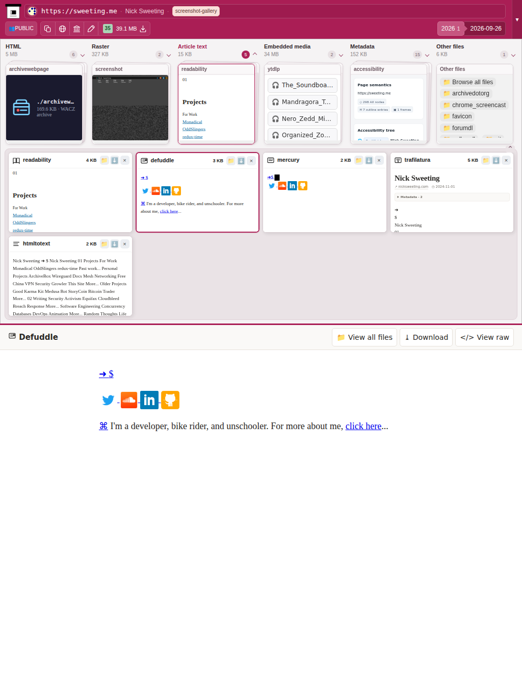 Snapshot View (defuddle) — tablet