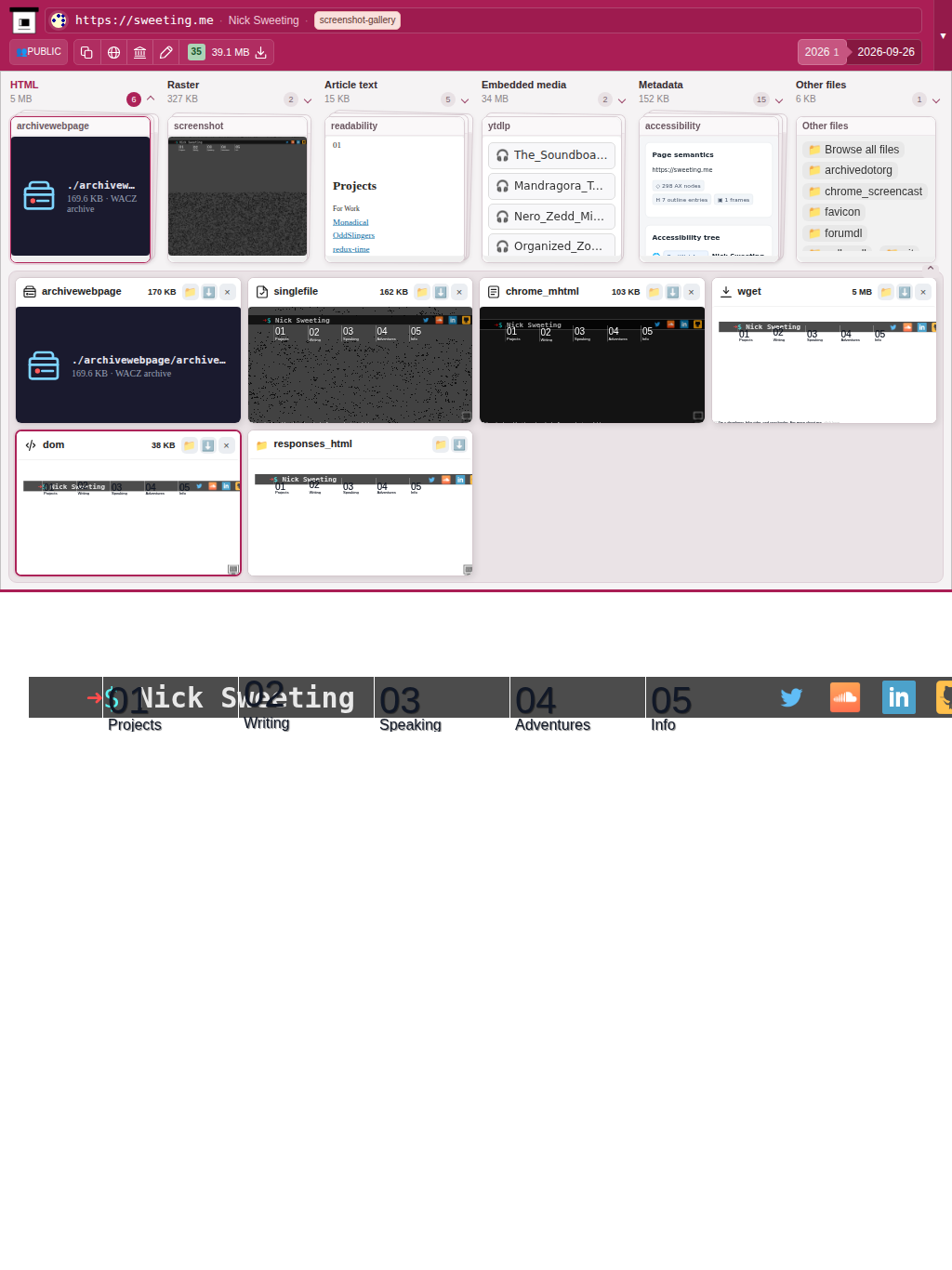 Snapshot View (dom) — tablet