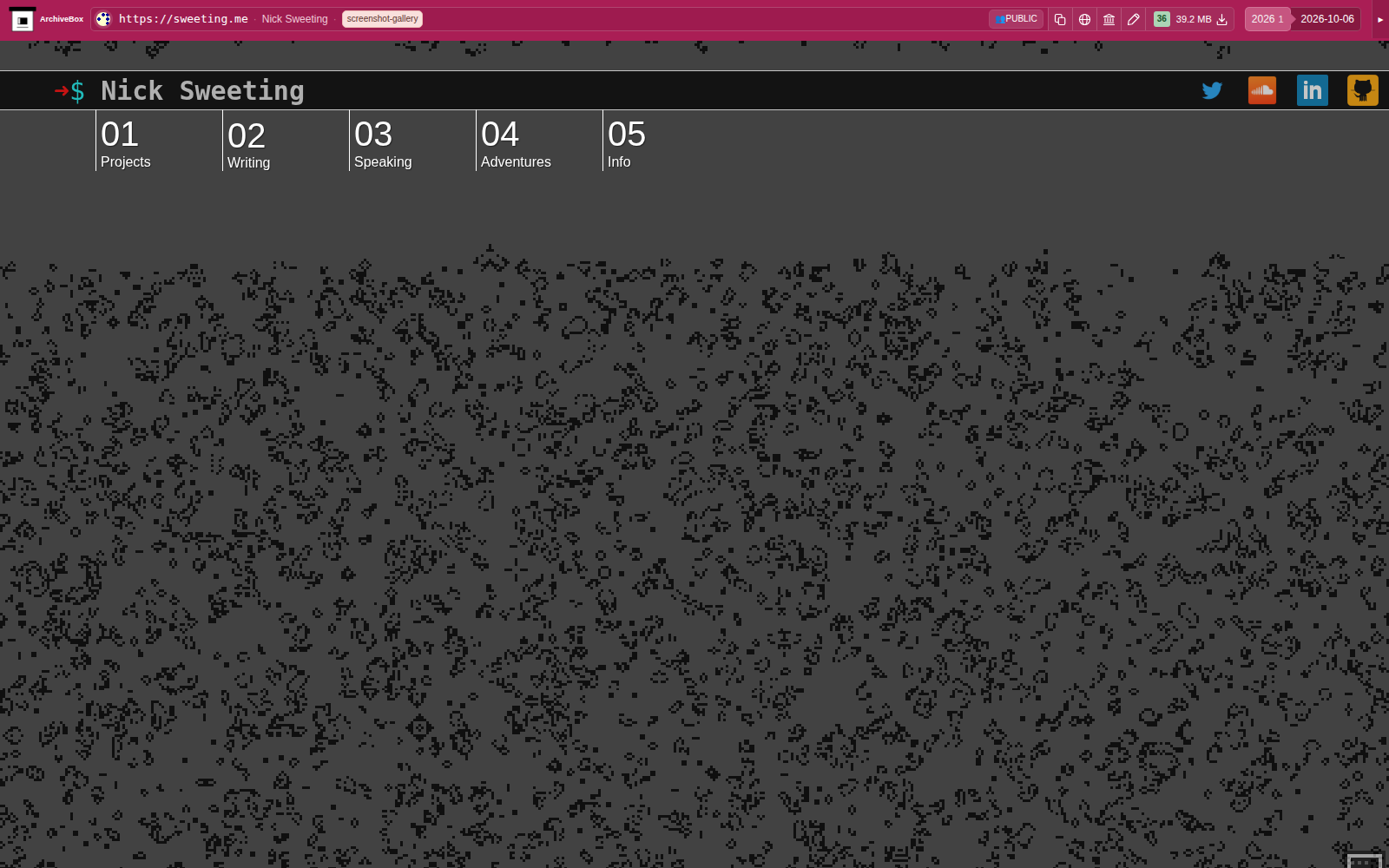 Snapshot View (header collapsed) — desktop
