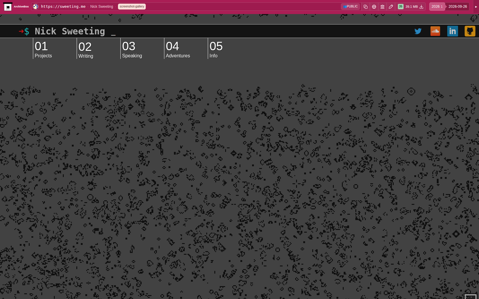 Snapshot View (header collapsed) — desktop