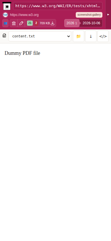 Snapshot View (opendataloader) — mobile