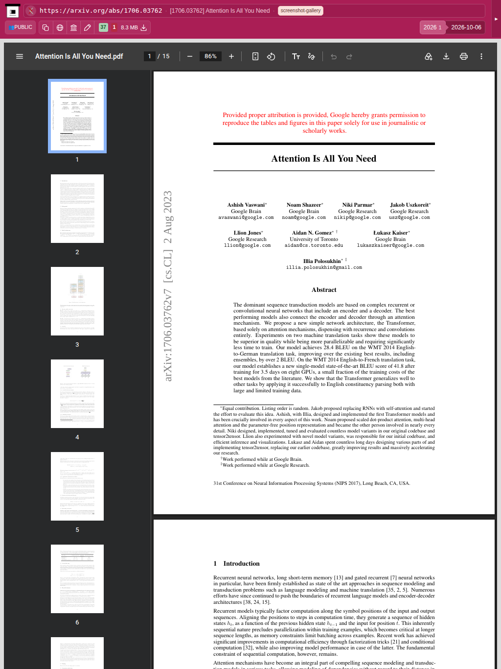 Snapshot View (papersdl) — tablet