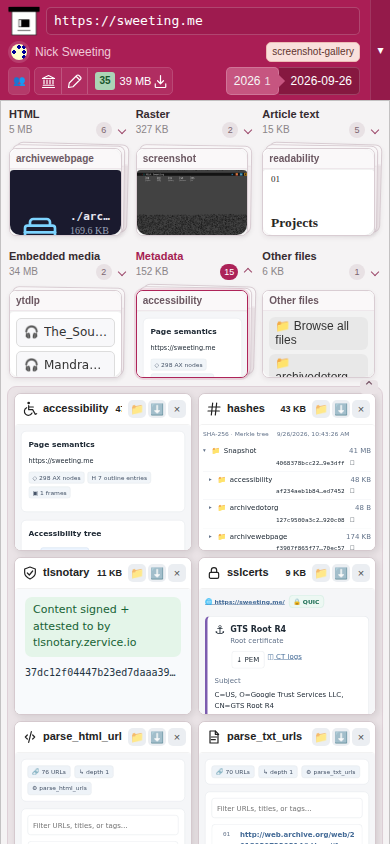 Snapshot View (parse_dom_outlinks) — mobile