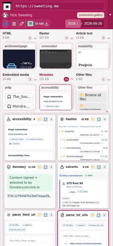 Snapshot View (parse_txt_urls) — mobile