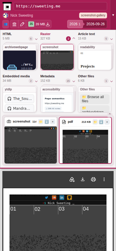 Snapshot View (pdf) — mobile