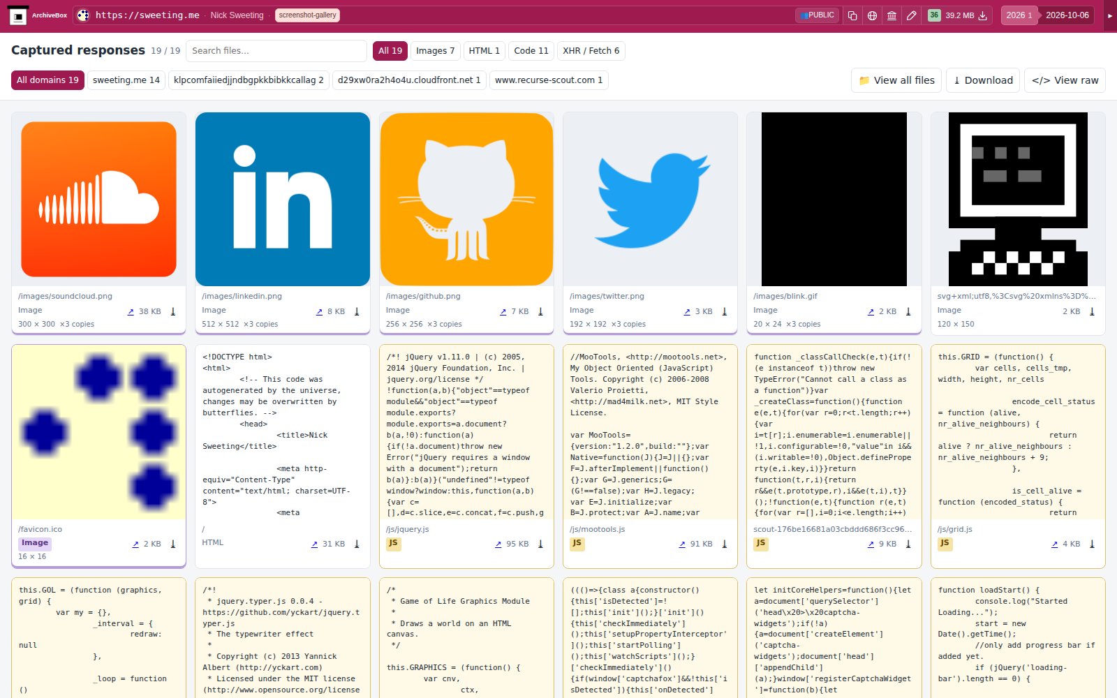 Snapshot View (responses) — desktop