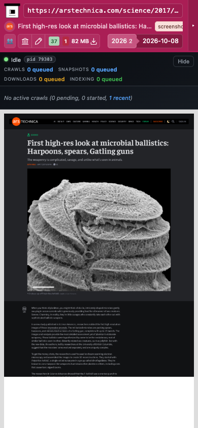 Snapshot View (screenshot) — mobile