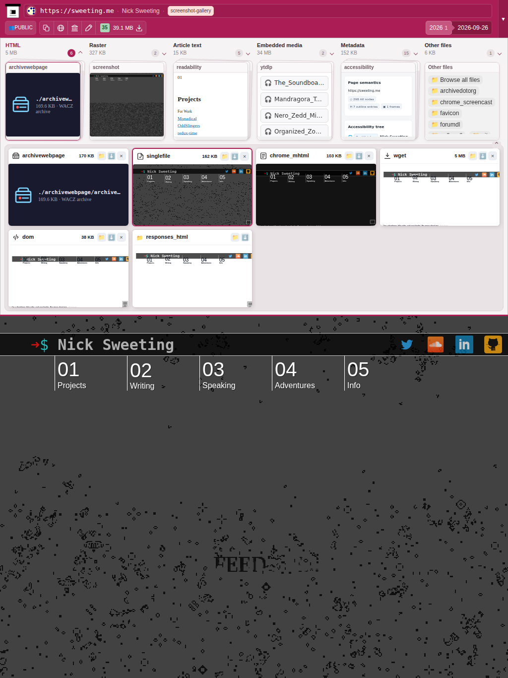 Snapshot View (singlefile) — tablet