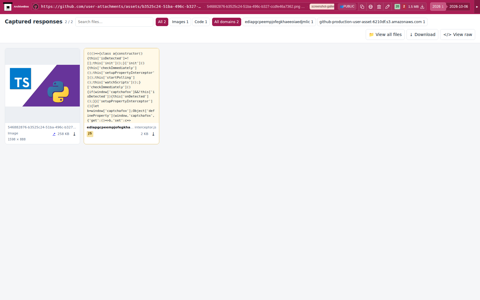 Snapshot View (staticfile) — desktop