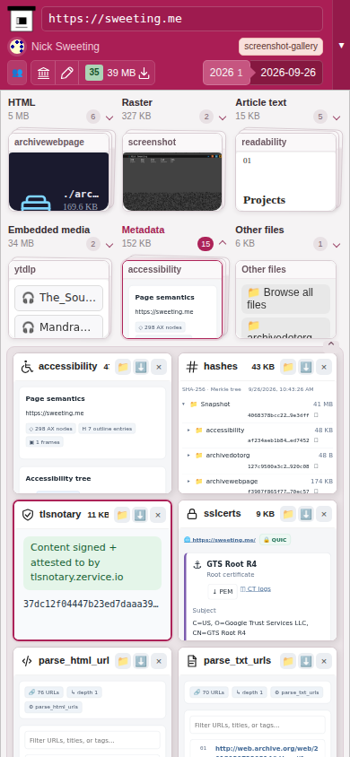 Snapshot View (tlsnotary) — mobile