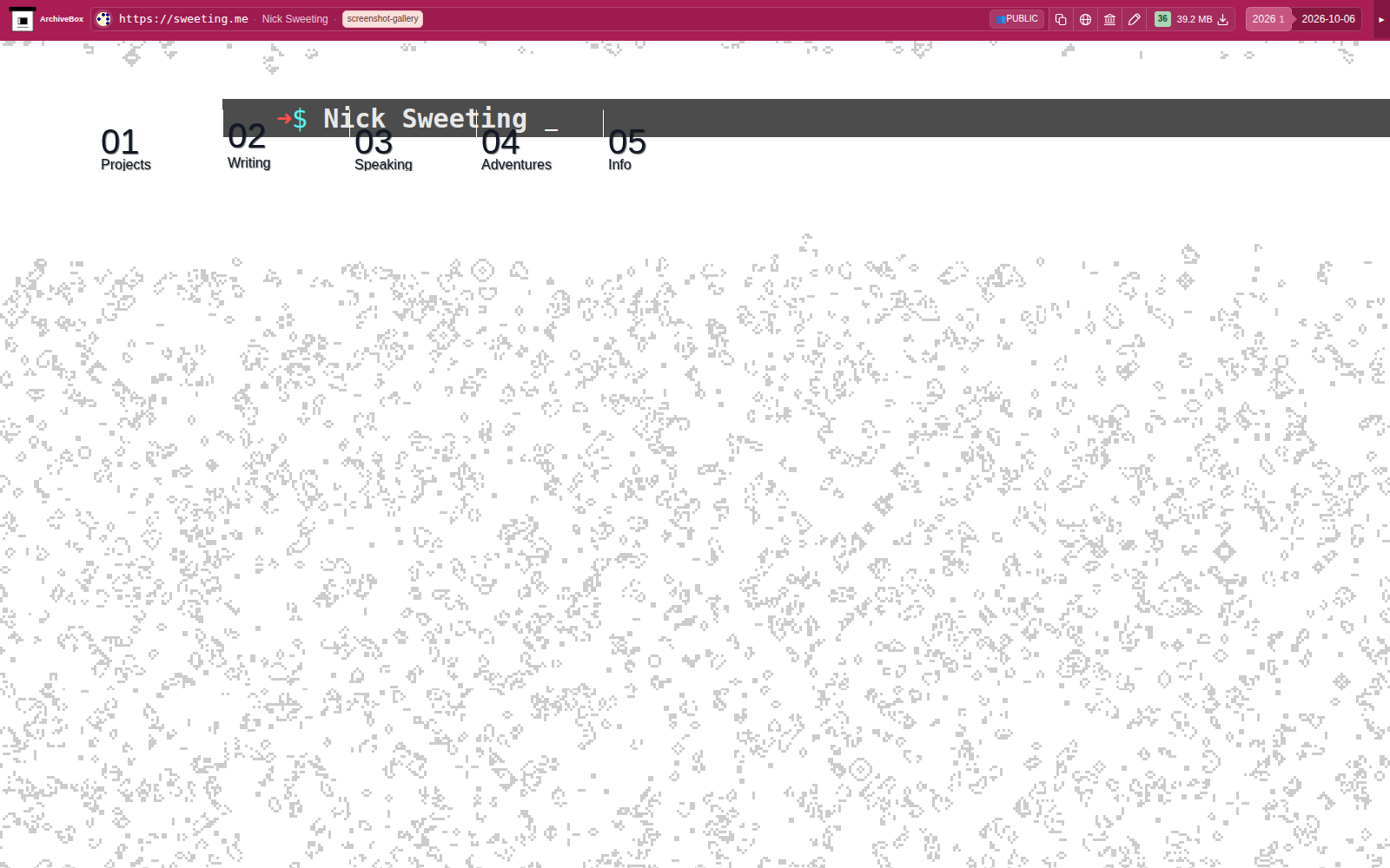 Snapshot View (wget) — desktop