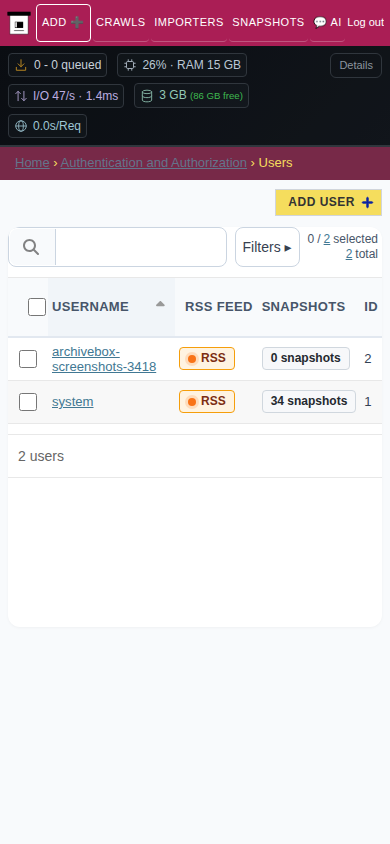 Users — mobile
