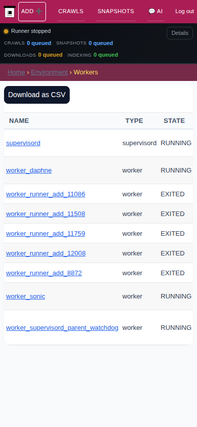 Workers — mobile
